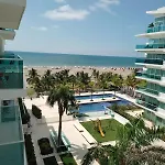 Apt Morros dos Alcobas terraza con playa