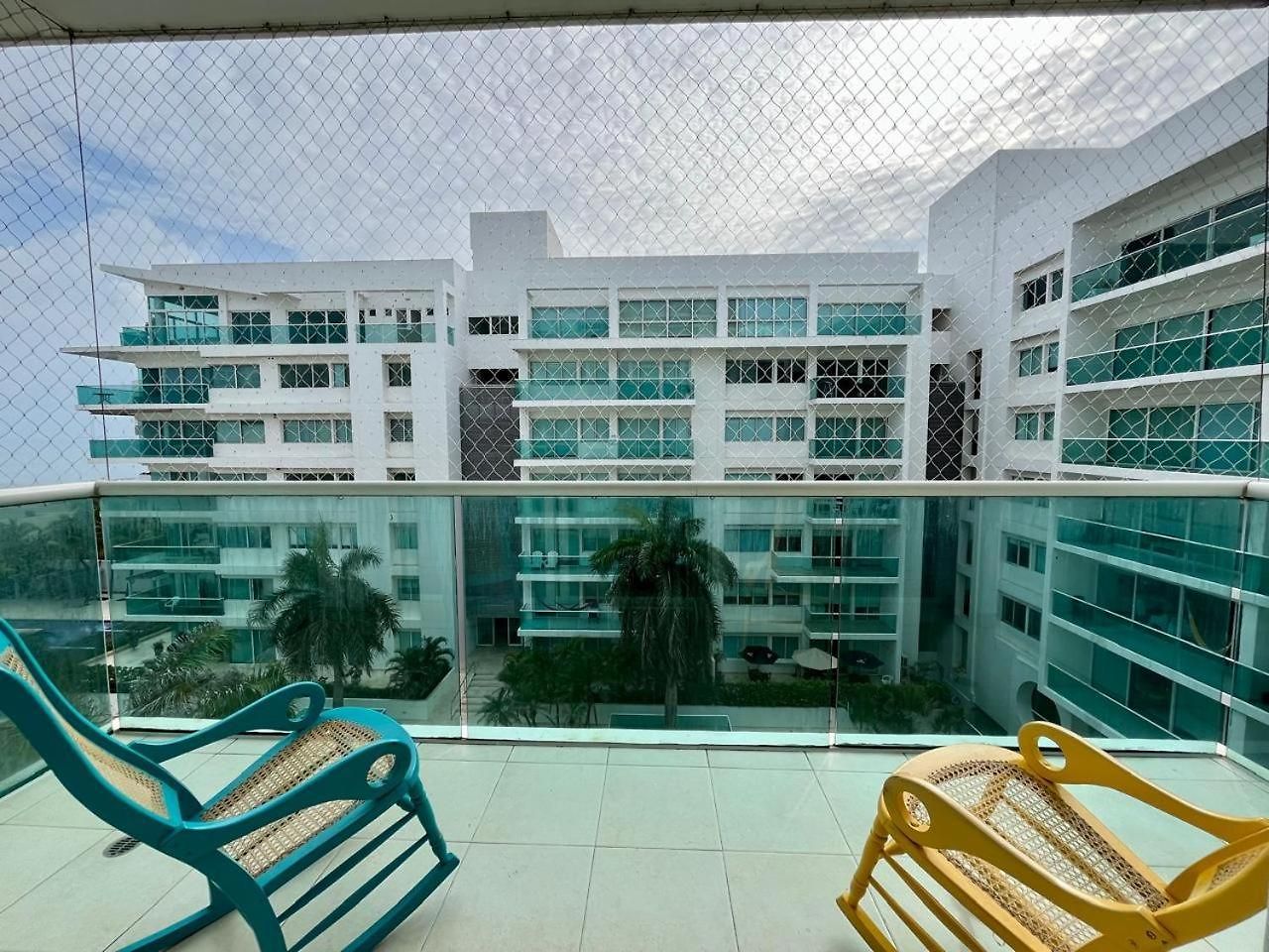 Apartamento En Boquilla Vista Al Mar Dos Hab *